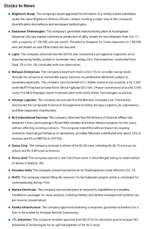 STOCKS TO WATCHSTOCKS TO WATCH