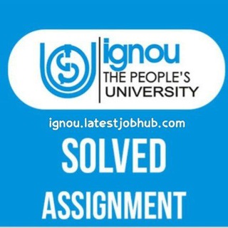 IGNOU Solved Assignment Free Telegram Group Link