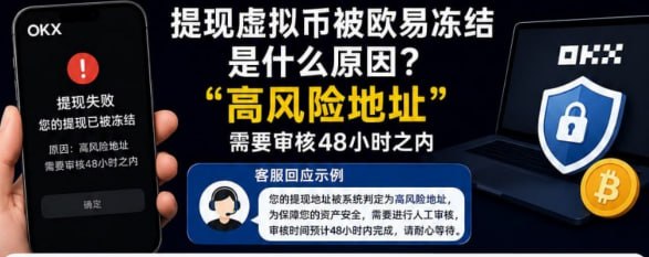 东南亚华人大事件：提现虚拟币时被冻结原因 常见原因 1. 收款地址被风控系统标记为高风配图