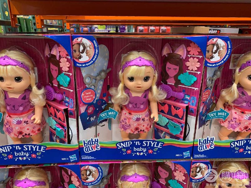 #Costco好市多5月新品通知BABY ALIVE 淘氣寶貝可愛瀏海娃娃 #127563
