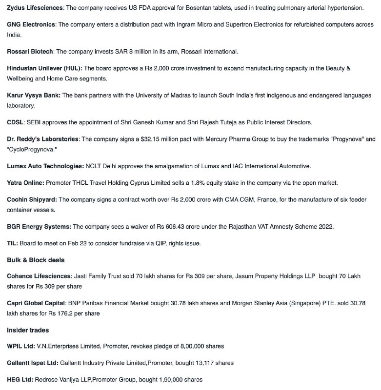 STOCKS TO WATCHSTOCKS TO WATCH