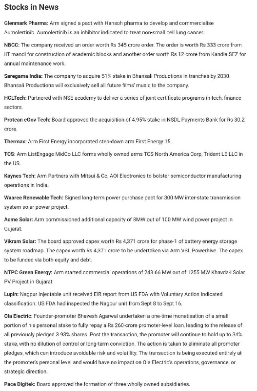STOCKS TO WATCHSTOCKS TO WATCH