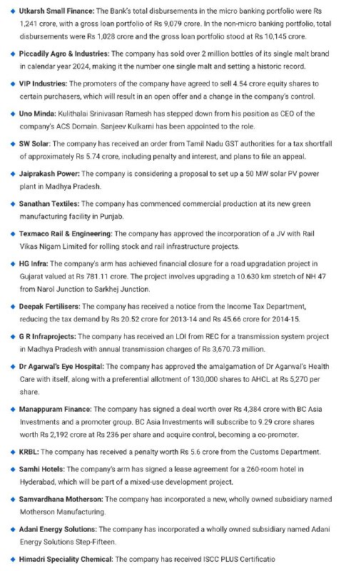 STOCKS TO WATCHSTOCKS TO WATCH