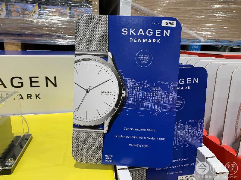 #Costco好市多5月新品通知SKAGEN 男錶-不鏽鋼銀色網狀錶帶 #1367850