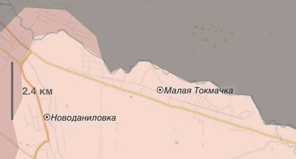 🇷🇺🇺🇦️ - מלאיה טוקמצ'קה משוחררת כמעט לחלוטין. לדברי כתבי מלחמה, נותר רק רחוב אחד לפינוי.