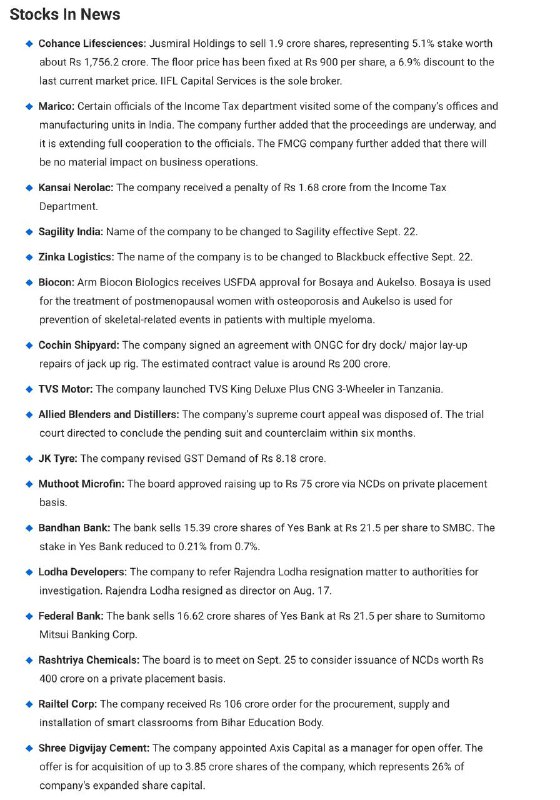 STOCKS TO WATCHSTOCKS TO WATCH
