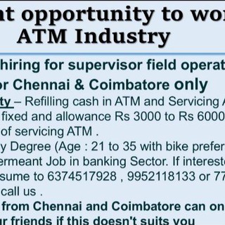 CHENNAI JOBS IN BANKING SECTOR Telegram Group Link