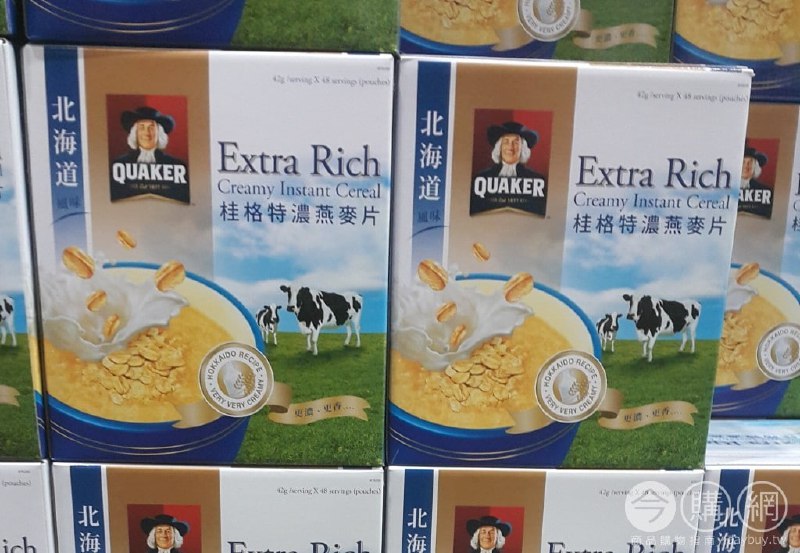 Costco折價通知04/15(四)前 折100元#1篇FB社團開箱QUAKER 桂格北海道風味特濃燕麥片 #78299