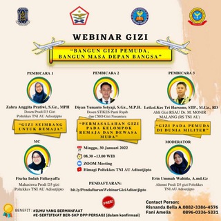Webinar Gizi Poltekkes TNI AU Yogyakarta