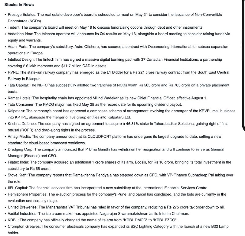 STOCKS IN NEWSSTOCKS IN NEWS