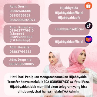 Reseller Hijabbyaida Telegram Group Link