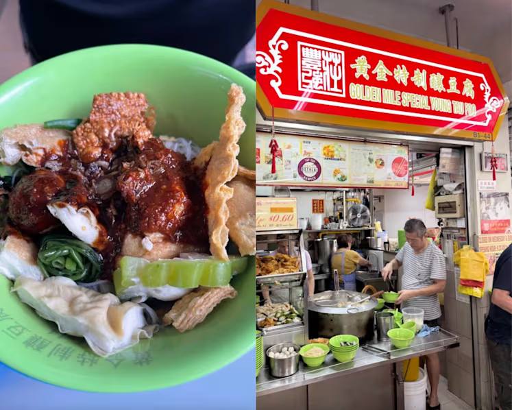 Golden Mile Special Yong Tau Foo, a heritage hawker stall that began as a pushcart in 1958, has quietly closed after nearly 7 decades in business.