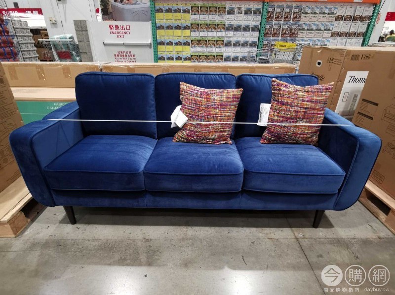 #Costco好市多7月新品通知三人座沙發含抱枕 BAINBRIDGE #1355637
