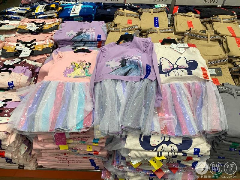 #Costco好市多9月新品通知DISNEY 女童洋裝 #1405724