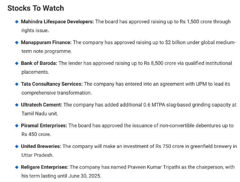Stocks to Watch