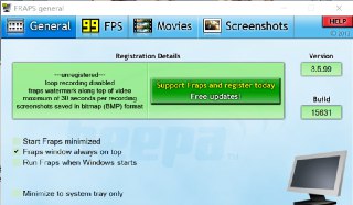 Fraps – 游戏与屏幕录制工具Fraps 是一款经典的 Windows 工具软件，由 Beepa 公司开发，主要用于实时显示游戏帧率（FPS）、性能基准测试、屏幕截图以及高质量视频录制。支持基于 DirectX 和 OpenGL 的 PC 游戏与应用程序，可在屏幕角落实时显示 FPS，并对任意时间段的性能进行精确测量。Fraps 允许用户通过快捷键快速截图和录像，视频录制最高支持 7680×4800 分辨率、最高 120 FPS，画质表现出色。软件界面简洁直观，操作门槛低，长期以来深受游戏玩家、内容创作