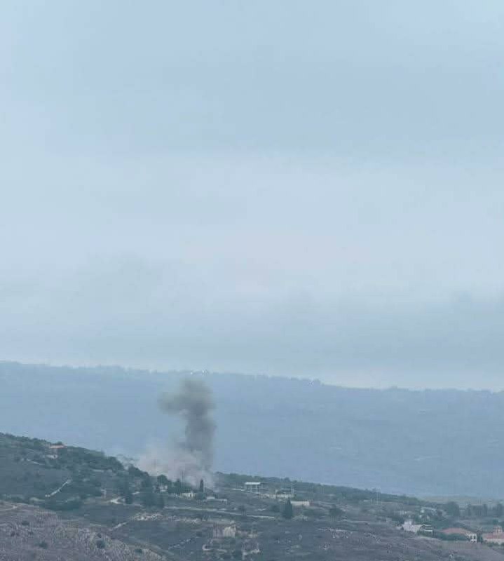 שבירה | תקיפת כטב"מ ישראלית דיווחה על אל-ג'רמק, בדרום לבנון, ליד כנסייה מקומית.