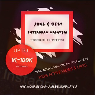 Jual Beli Instagram Malaysia 🇲🇾 Telegram Group Link
