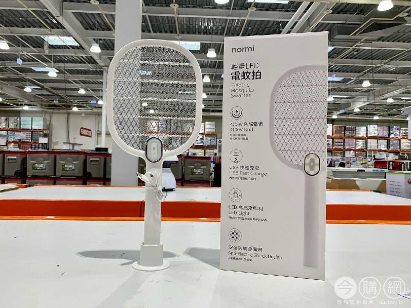 #Costco好市多2月新品通知NORMI LED輕量小文電蚊拍 #125801
