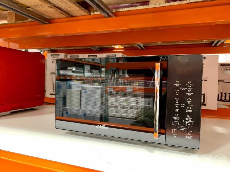 Costco折價通知02/18前 折400元 WHIRLPOOL 惠而浦微電腦觸控式微波爐 #130250