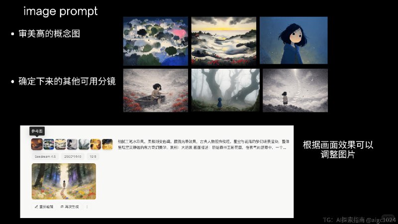 【新手友好的AIGC创意短片教程🙌】来自本人的短片创作总结非常新手友好，零成本零门槛～除了图片里的内容，还有以下tips可以注意1️⃣ 赋予故事灵魂剧本阶段建议多多描述氛围和情感，告诉 ai 你想要什么感觉，一些抽象概念反而能激发画面表现力