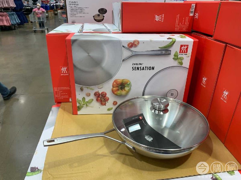 Costco折價通知03/18(四)前 折670元 ZWILLING 德國雙人SENSATION系列炒鍋 30CM含玻璃鍋蓋 #129433