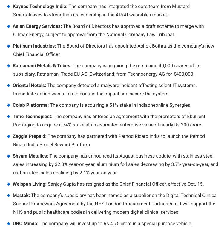 STOCKS TO WATCHSTOCKS TO WATCH