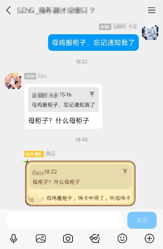 #群友骚话注1：母鸡指运行虚拟机的宿主机，对应的虚拟机一般称为小鸡