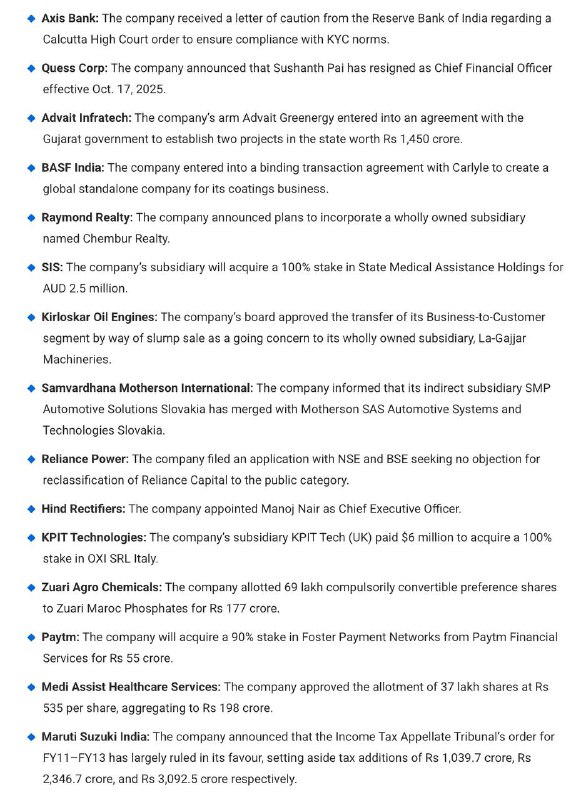 STOCKS TO WATCHSTOCKS TO WATCH