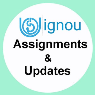 IGNOU Solved Assignments Telegram Group Link