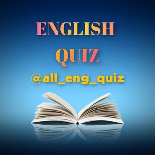 Telegram profile photo for ENGLISH QUIZ 🏆