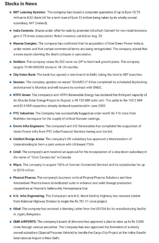 STOCKS TO WATCHSTOCKS TO WATCH